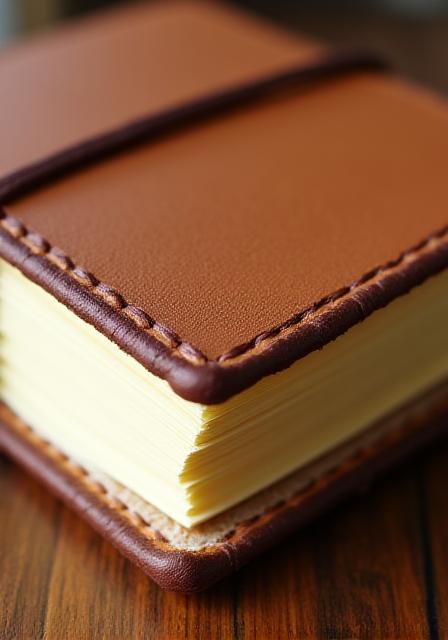 Cuaderno de notas artesanal de cuero